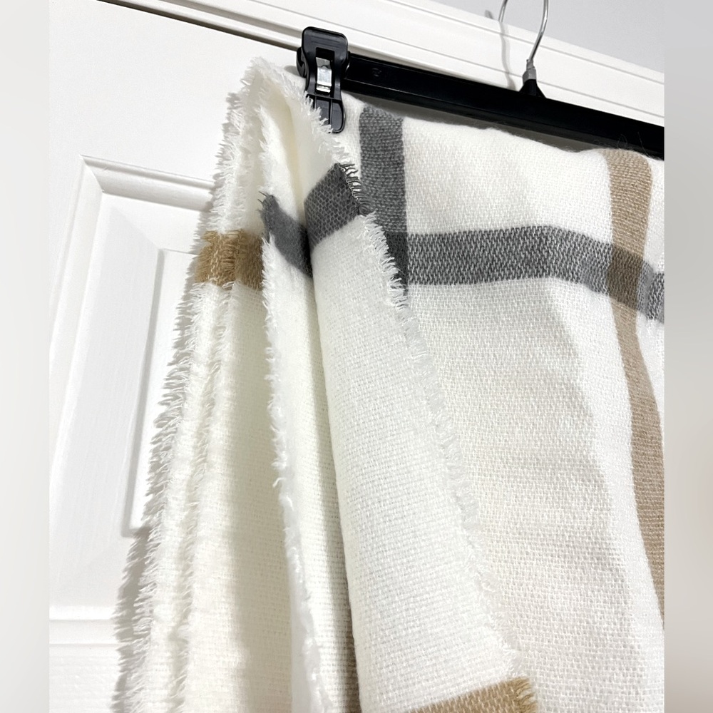 New Japan checker scarf & wrap - Picture 4 of 4